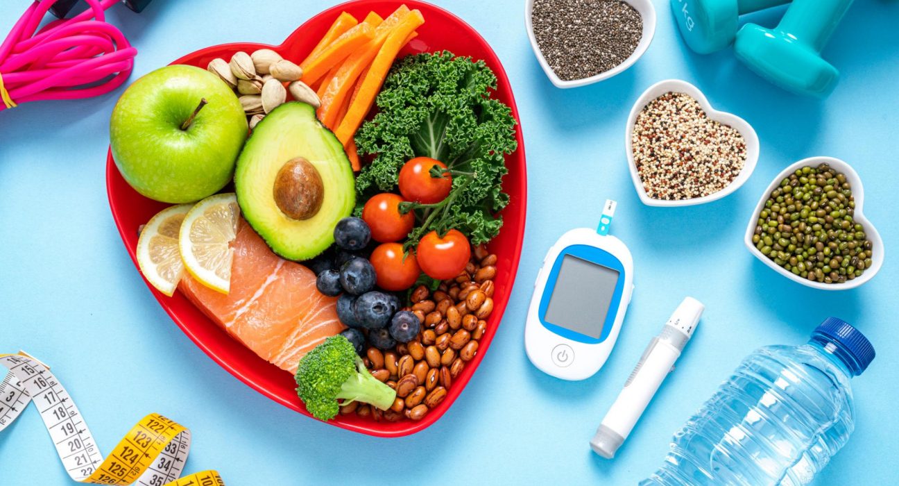 Person experiencing symptoms that may be associated with blood sugar imbalance