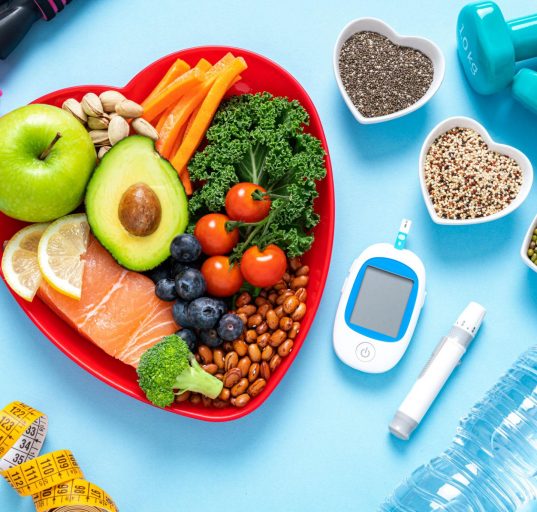 Person experiencing symptoms that may be associated with blood sugar imbalance