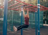 People exercising outdoors to improve physical fitness, mental health, and overall well-being